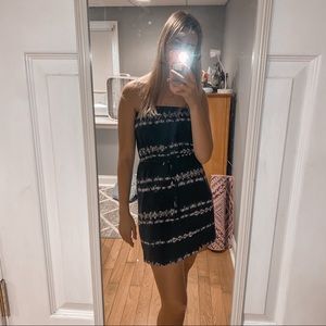 Black & Tan Cover Up Dress